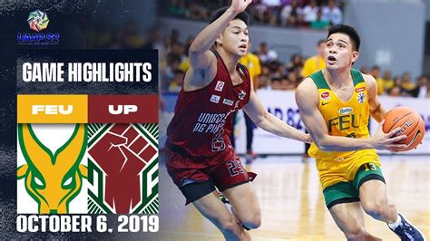 FEU Vs UP October 6 2019 Game Highlights UAAP 82 MB YouTube