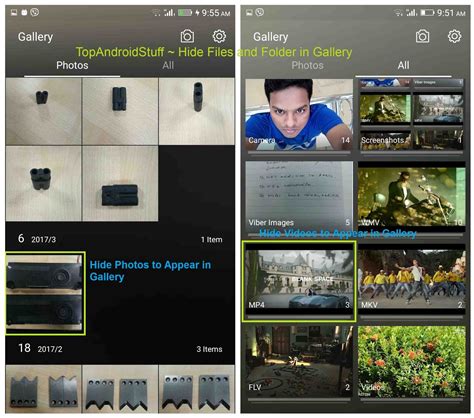 Hide Android Gallery Pictures And Videos Without Installing Apps