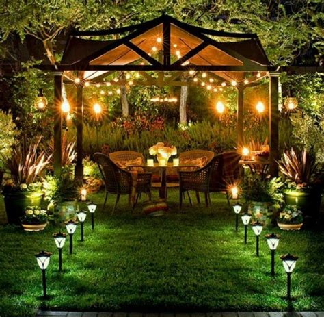 Backyard Night Patio Pictures Photos And Images For Facebook Tumblr