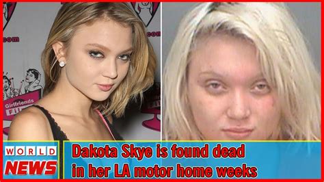 Dakota Skye Dead In Her La Motor Home Weeks Dakota Skye George Floyd