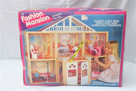 Fashion Mansion Complete Playset Meritus 1988