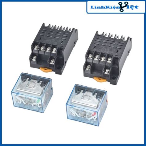 Rơ le relay trung gian OMRON LY4N 14 chân 10A điện áp 12V 24V 220V