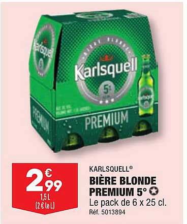 Promo Karlsquell Bière Blonde Premium chez Aldi iCatalogue fr