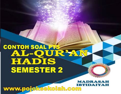 Soal Pts Al Quran Hadis Semester 2 Kelas 3 Sd Mi Sesuai Kma 183 Tahun