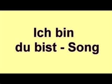 ich bin du bist - Ich bin du bist Song - Learn German - YouTube