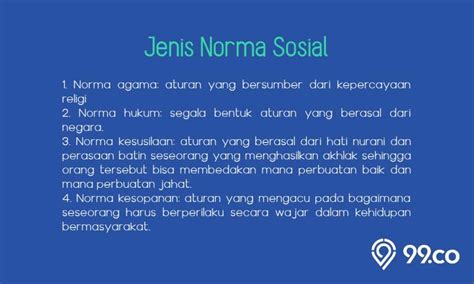 Norma Sosial Pengertian Fungsi Jenis Hingga Contohnya