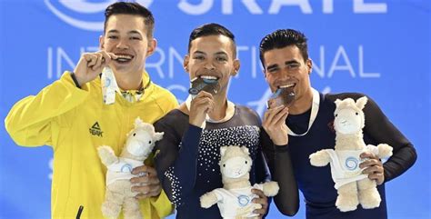 Ot Dalmau es penja la medalla de bronze a la Copa del Món de patinatge