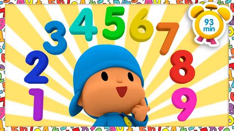 🔢 Pocoyo English Learn The Numbers From 1 To 10 93 Min Full