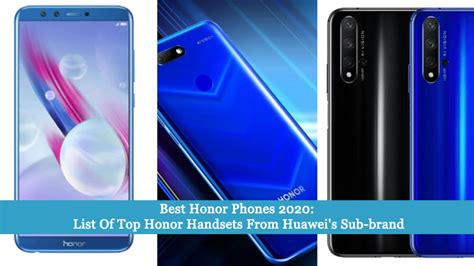 Best Honor Phones 2020: List Of Top Honor Handsets From Huawei's Sub-brand