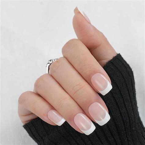 Press On Nails Short Jofay Fashion Acrylic Press On Nails Ombre Square Glue On Nails With Nail