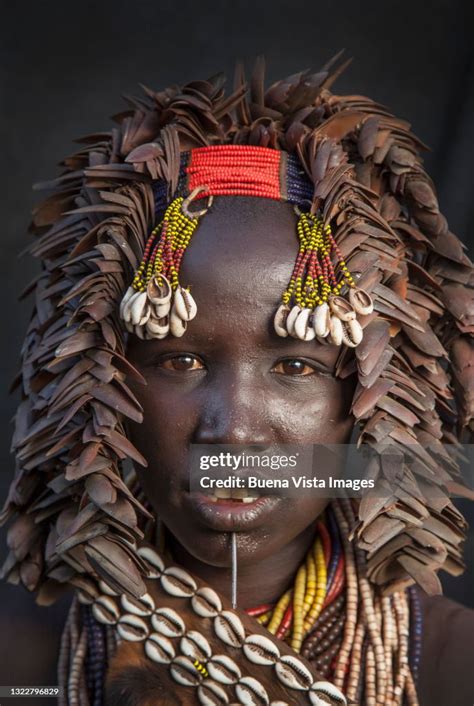 Ethiopia Karo Tribe Woman High Res Stock Photo Getty Images