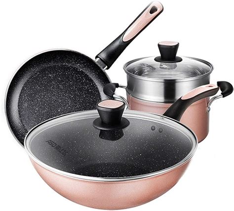 Professional Pan Set Nonstick Cookware Pots And Pans Set 7 Piece