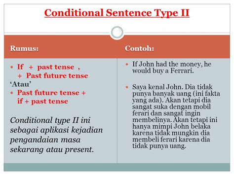 Contoh Kalimat Conditional Sentence Type 2 Dan Faktanya Pulp