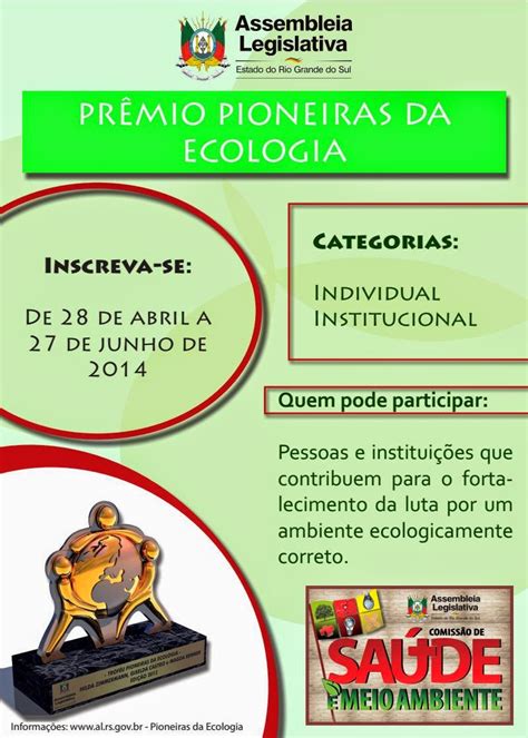 Rede Os Verdes De Comunica O Pr Mio Pioneiras Da Ecologia