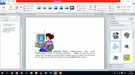 How To Use Clip Art In Ms Word Clip Art In Word Shortcut Key For