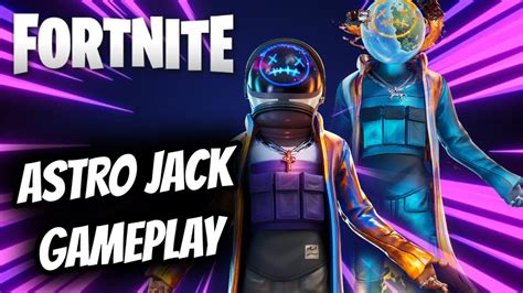 Astro Jack Skin Gameplay In Fortnite Youtube