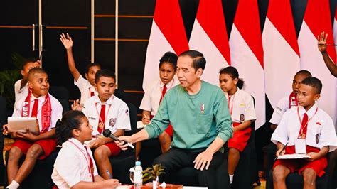 Jawaban Jokowi Saat Ditanya Pelajar Sd Kenapa Ibu Kota Tak Dipindah Ke