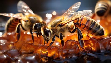 Premium AI Image Free Photo Of Bees Producing Honey Huge Hive