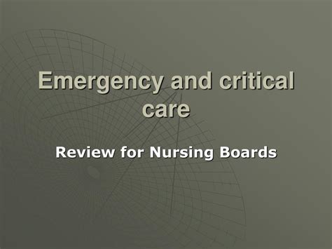 Ppt Emergency And Critical Care Powerpoint Presentation Free