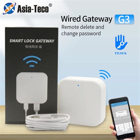 New In Rj Wired G G Wifi Gateway Ttlock App Remote Control Lock