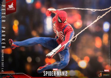 Hot Toys Marvel S Spider Man Peter Parker Advanced Suit Figure