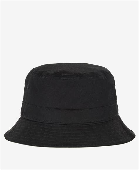 Barbour Cascade Bucket Hat Black Aston Bourne