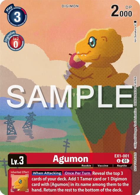 Agumon Digimon Illustration Competition Pack Digimon CardTrader