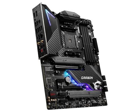MSI MPG B550 GAMING CARBON WIFI AMD AM4 DDR4 CF M.2 USB 3.2 Gen 2 Wi-Fi ...