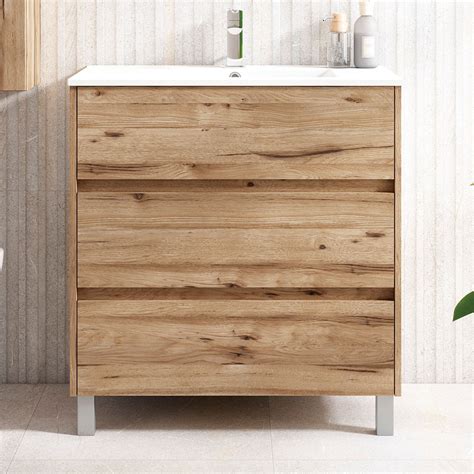 Kibath Mueble De Ba O Con Lavabo Sirex Cajones Con Patas Acabado