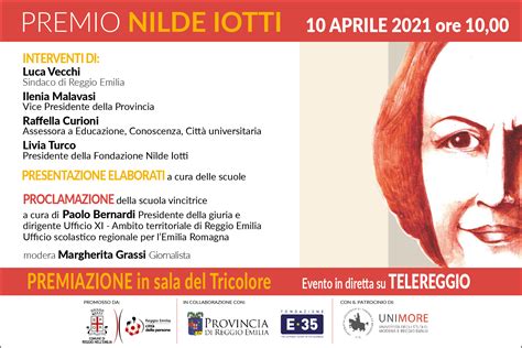 Fondazione Nilde Iotti Il Premio Nilde Iotti Del Comune Di Reggio Emilia