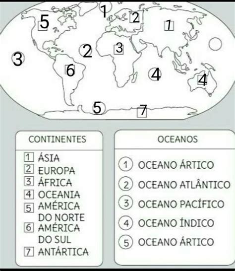 Ejercicio De Atividade Continentes E Oceanos Hot Sex Picture