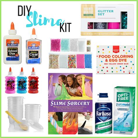 Diy Slime Kit And Marshmallow Fluff Slime Recipe Livin The Mommy Life