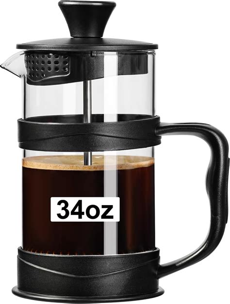 VIER Cafetière française avec filtre LIZ 350 ml 12 onz presse café