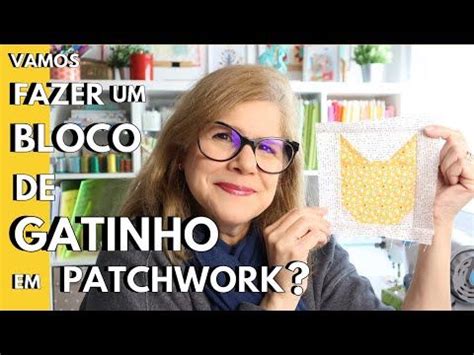 Bloco De Gatinho Em Patchwork Gato Em Patchwork F Cil De Fazer