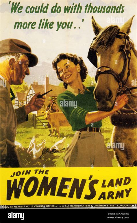 Land army posters ww2 hi-res stock photography and images - Alamy