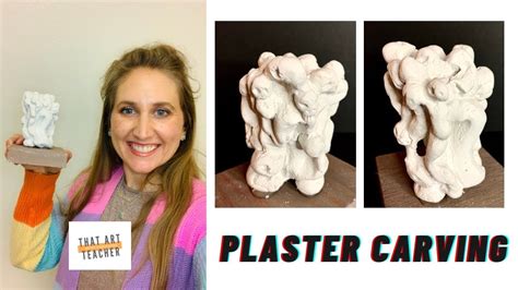 Plaster Carving Step By Step How To Carve Plaster Of Paris YouTube