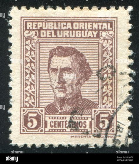 Uruguay Circa Stamp Printed By Uruguay Shows Jose Gervasio