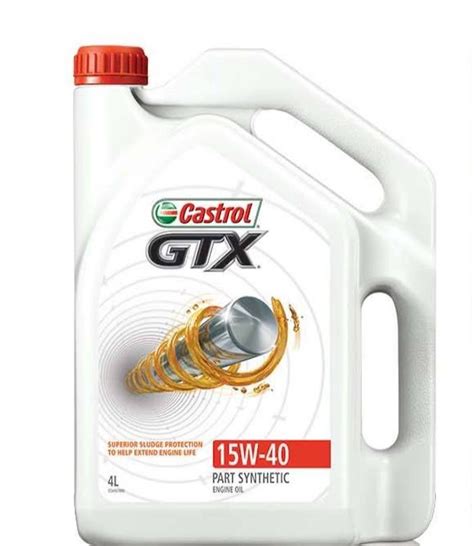 W Castrol Gtx Engine Oil W Unit Pack Size Can Of Litre At