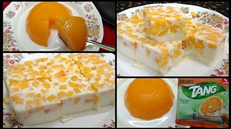 2 Yummy China Grass Recipes In Summer Time Orenge Jelly Mango China Grass Pudding Agar Agar