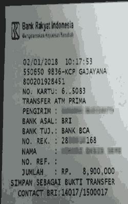 Detail Contoh Nomor Rekening Bni Koleksi Nomer