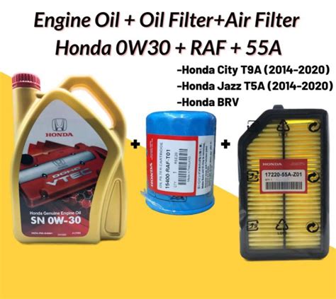 Honda Genuine Fully Synthetic Sn W Engine Oil Honda Oil Filter