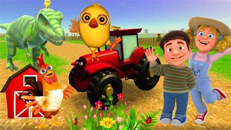 El Dinosaurio Contra El Tractor Parte El Pollito P O Y El Tractor