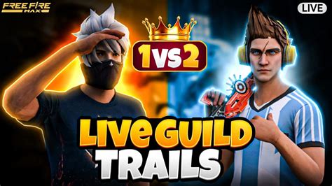 Free Fire Live In Telugu Tamil V Guild Trials Ff Live Telugu