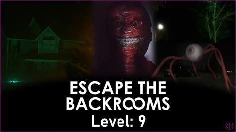 Escape The Backrooms Beating Level 9 Meg No Commentary Youtube