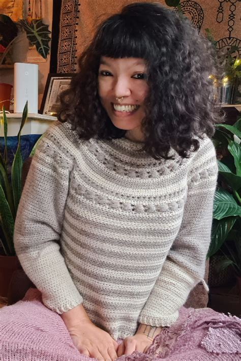 Top Down Crochet Sweater Free Pattern Crochet Tribe