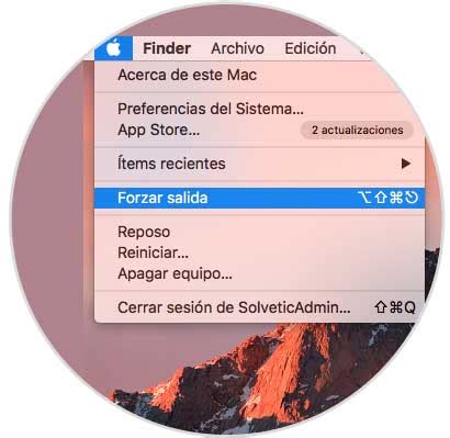 C Mo Forzar Salir Y Cerrar Programas En Macos Sierra Solvetic