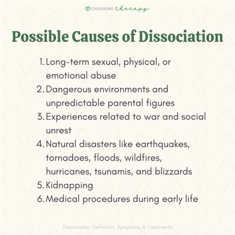 Dissociation: Definition, Symptoms, & Treatments - Choosing Therapy 