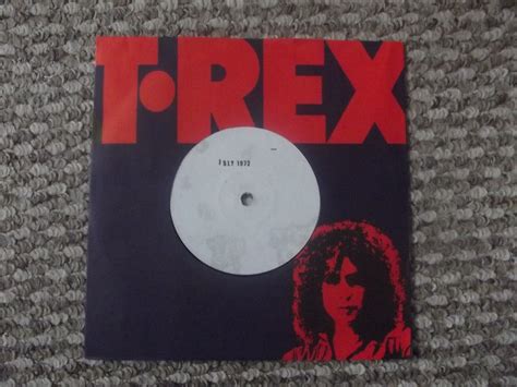 Super Rare Marc Bolan T Rex White Label Emi 1972 Promo Disc For The