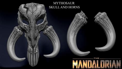 Julio Bahamonde C 3d Printable Mythosaur Skull And Horns Pack The