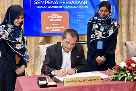 Portal Rasmi Jabatan Akauntan Negara Malaysia Majlis Penyerahan Nota